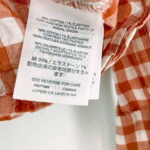 J. Crew Tops - JCrew tie-front gingham stretch-cotton shirt J. Crew Tops - JCrew tie-front gingham stretch-cotton shirt